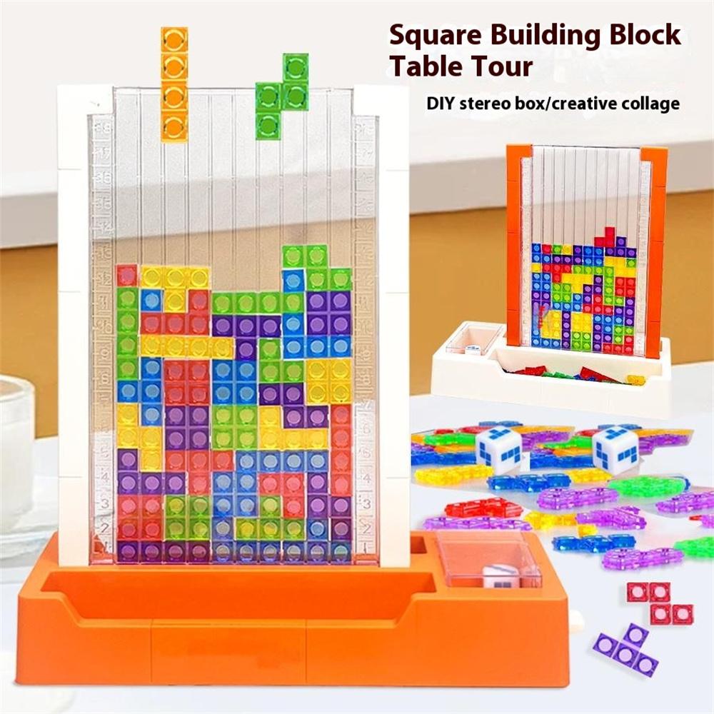 2145 3D Tetris Building Block Puzzle Toy Parent-Child Interactive Desktop Game