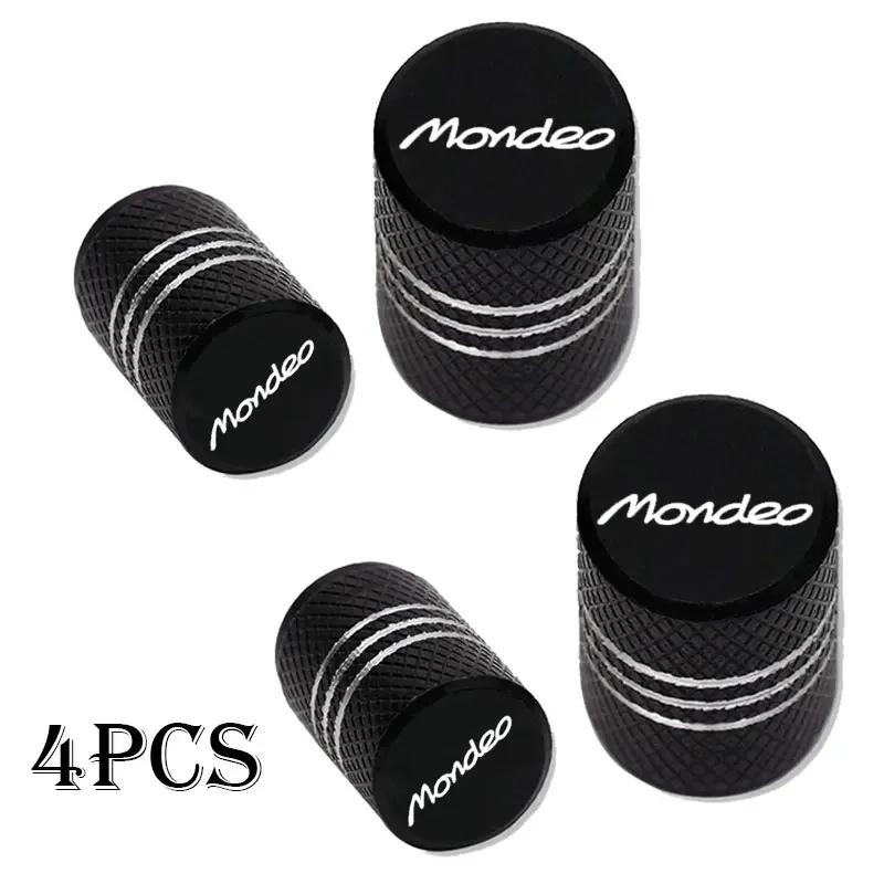 vdkz3 4pcs For Ford Mondeo MK3 MK4 MK5 Accessories Car Wheel Tire Valve Caps Tyre Stem Covers Airdust Waterproof