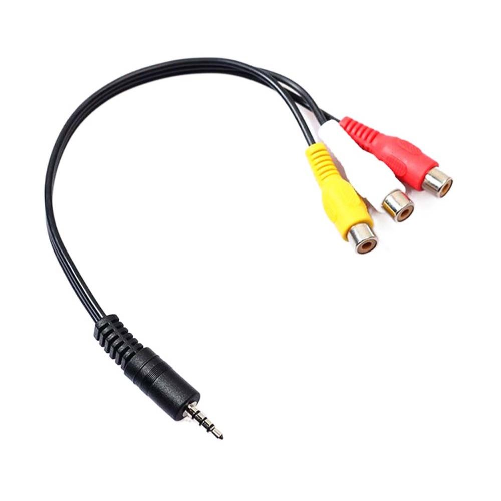 Видео удлинитель аудио мужской к женский 3,5 мм Mini AV TO 3 RCA адаптер кабель шнур для ТВ DVD разъем