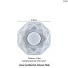 lotus candle holder mold, Форма для подсвечника "Лотос"