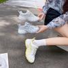 European Version Breathable Mesh Lightweight Dad Shoes Women's 2025 Summer New Casual Versatile Heightening Platform Sports Shoes Tide
