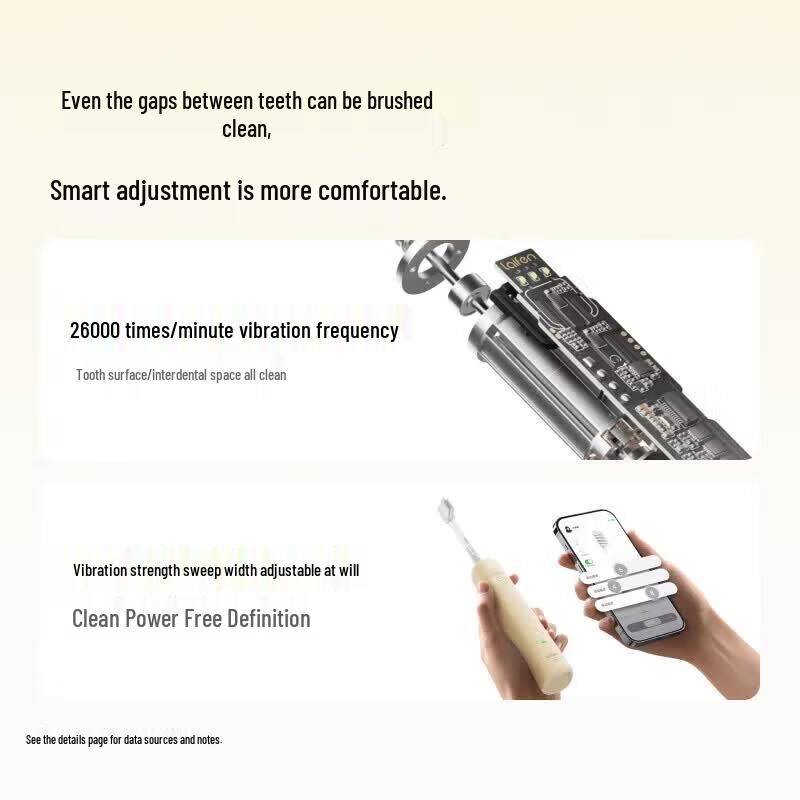 Laifen Электрическая зубная щетка SE Sweep-Vibration, вилка CN (адаптер в комплекте)