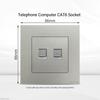 Universal 18W Type-C Quick charge Double Power Outlet,220V Electrical Wall Light 2way Switch UK 13A Wall Double USB Plug Socket