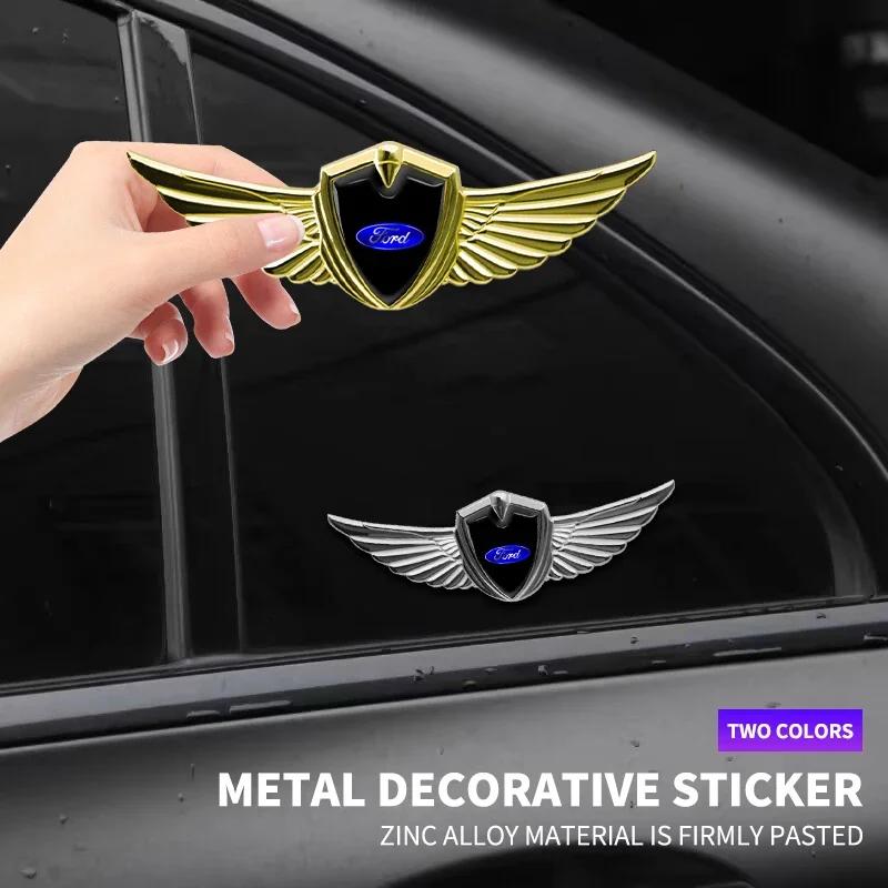 New 2026 Car Sticker New Metal Label Car Badge Sticker Body Trunk Decoration Decal For Ford Focus ST Ranger Mondeo Kugo Ecosport