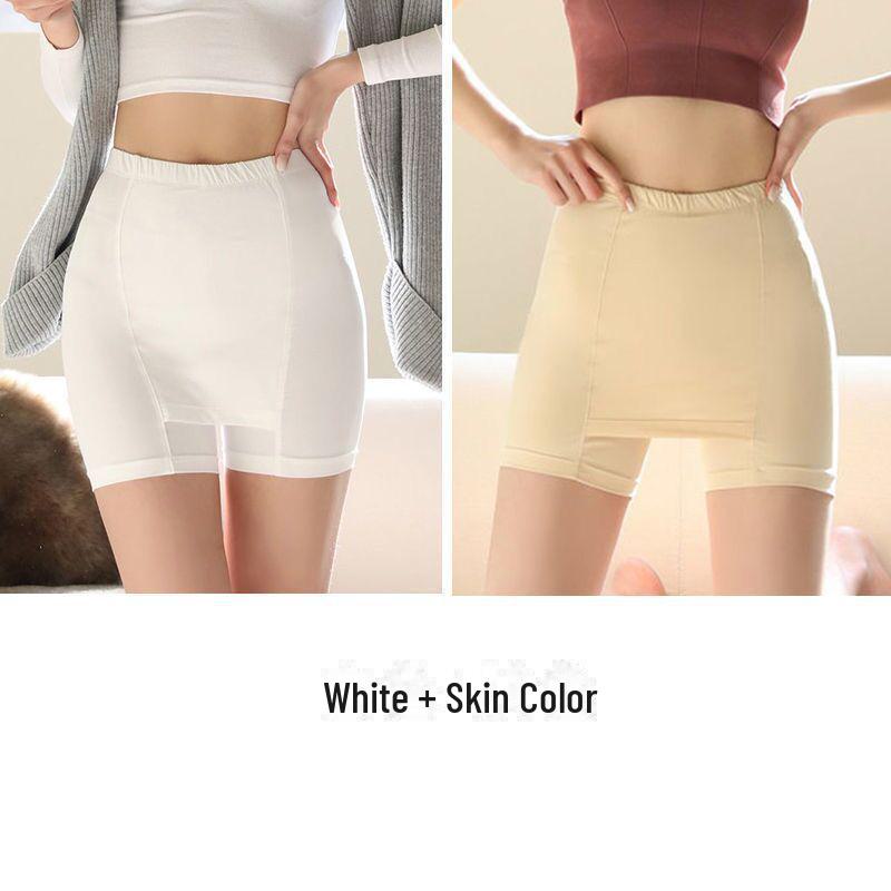 Women's Ice Silk Seamless Anti-Exposure Summer Shorts - Lightweight, Wear Outside, Safety Shorts for JK Skirt