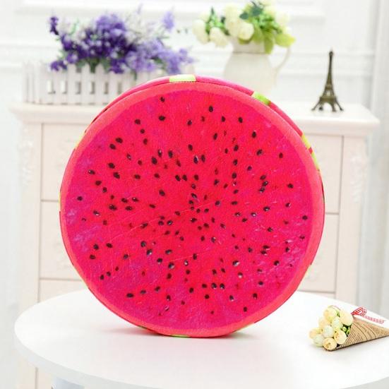Декоративная подушка-нарезка фруктов Круглая Арбуз Киви Апельсин Подушка 3D-печать Веселый Фруктовый Декоративный Подушка Сиденье для Дивана Кресла Пола Дивана