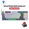 MACHENIKE K500 Mechanical Keyboard Wired Gaming Keyboard K500-B94 Swappable 94 Keys 90% Layout RGB BackLight for PC Laptop