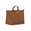 Longchamp Le Pliage 45 Large Cowhide Short Handle Foldable Dumpling Travel Bag Women bags Cognac 1624089504
