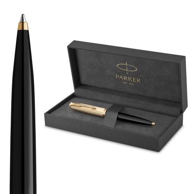Шариковая ручка Parker 51 Deluxe, черный корпус с G