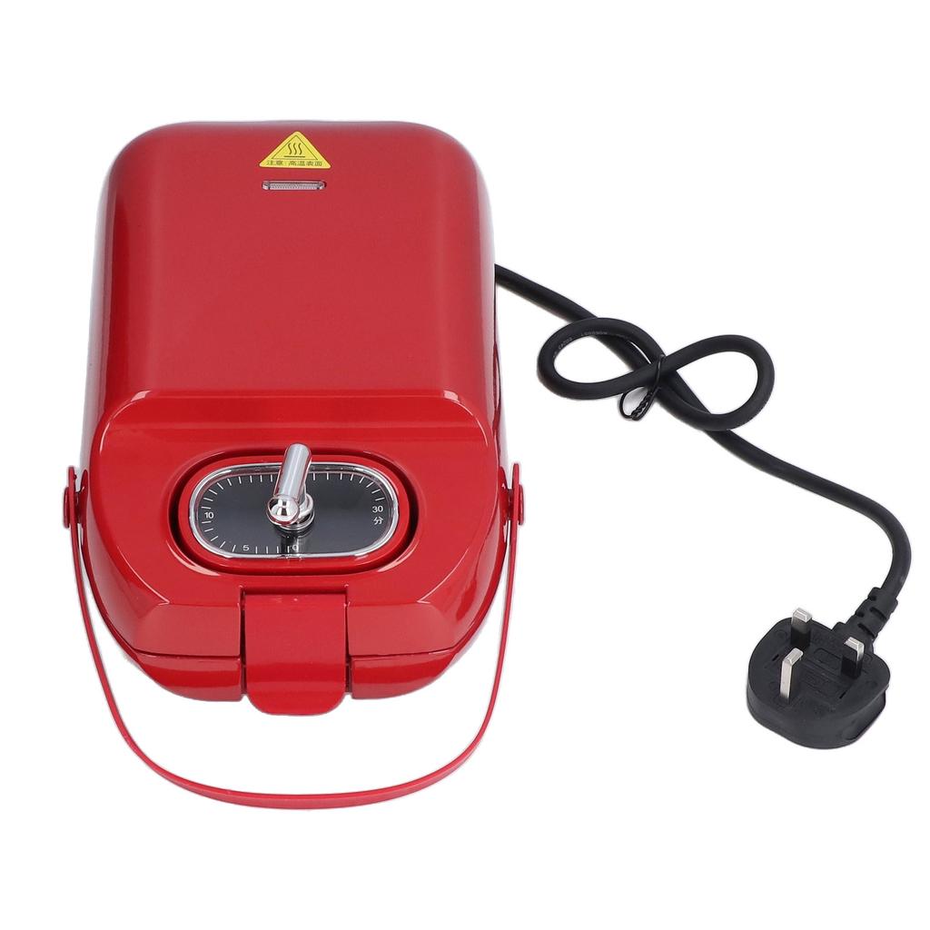 Breakfast Machine Timing Design Easy Cleaning Multifunctional Sandwiches Waffle Maker 50Hz 650W