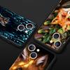 Милый Мультяшный Животный Лис Чехол для Телефона Для iPhone Apple 14 13 12 11 Pro Max Mini 7 8 Plus XR XS X SE 2020 Черный Силиконовый Чехол Coque