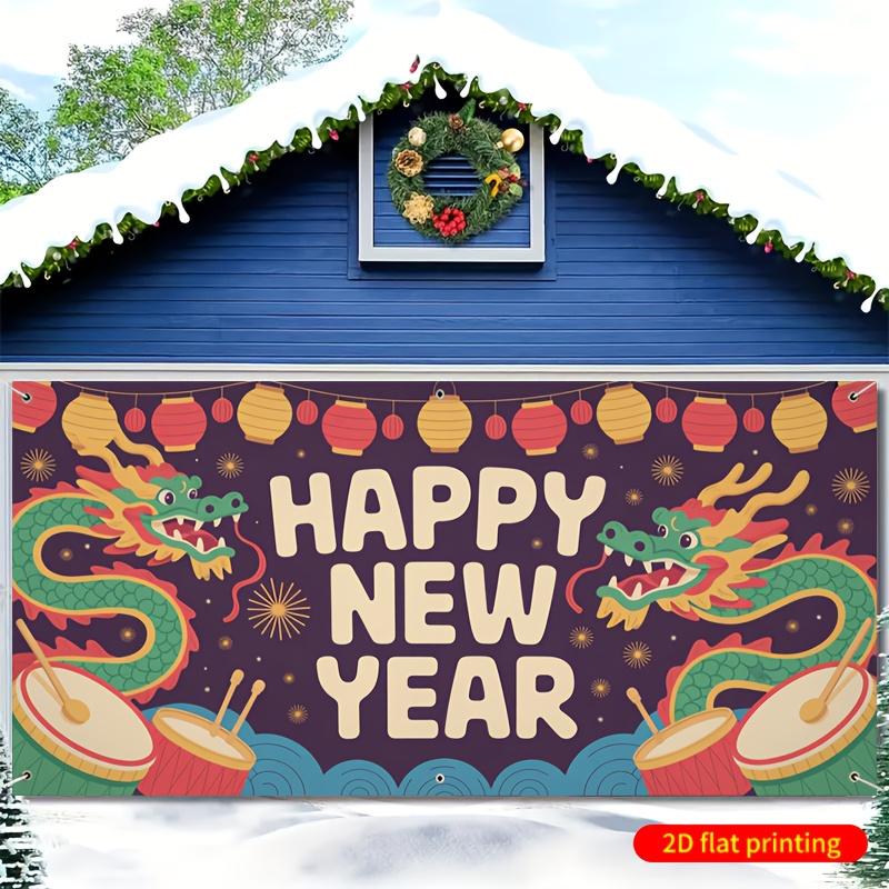 2D flat, Chinese New Year decoration, Chinese New Year decoration, Diwali background, New Year background, national cele