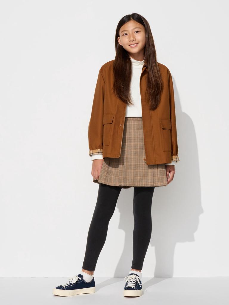 Uniqlo Girls Heattech Extra Warm Boa Legggings