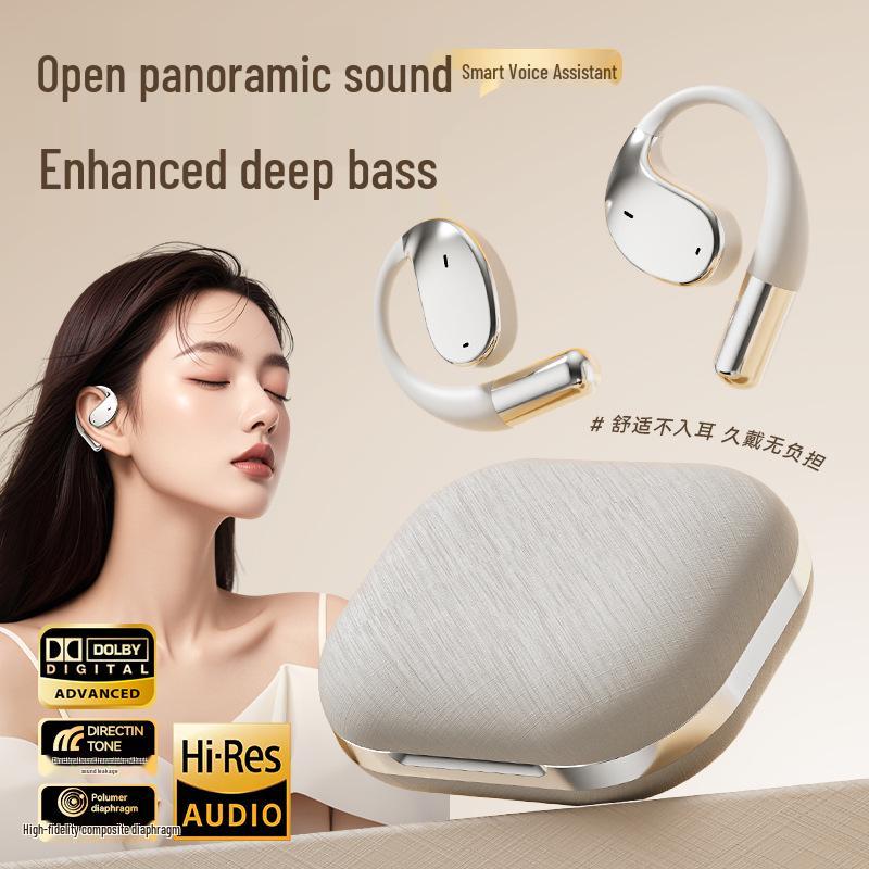New Wireless Noise-Cancelling Bluetooth Earphones with Panoramic Sound for Running and Sports