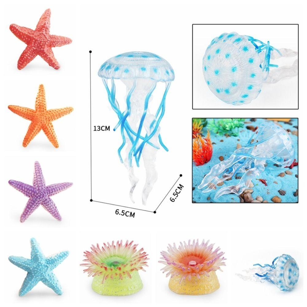 Marine Animals Ocean Animal Figurine Solid Sea Life Model Realistic Ocean Action Figure Collection