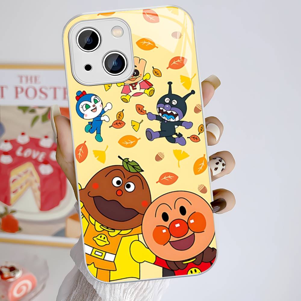 1 шт. Мультяшный A-AnpanmanS Аниме Закаленное Стекло Для Iphone 14 13 12 11 Pro Mini XS MAX 14Plus X XS XR Чехол