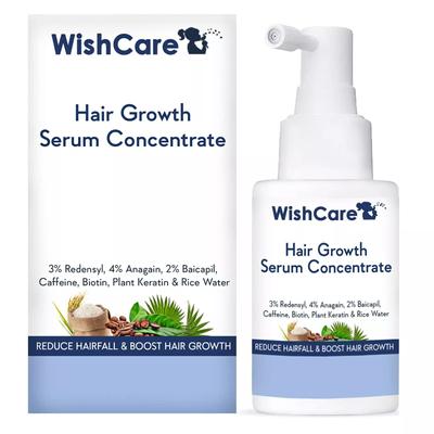 WishCare Концентрат сыворотки для роста волос с растительным кератином, рисовой водой и т. д.. 30мл