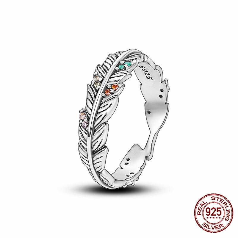 Абсолютно новое 100% подлинное 925 серебряное женское кольцо оригинальное сердце корона розовое золото кристалл обручальное кольцо годовщина свадьбы ювелирное изделие