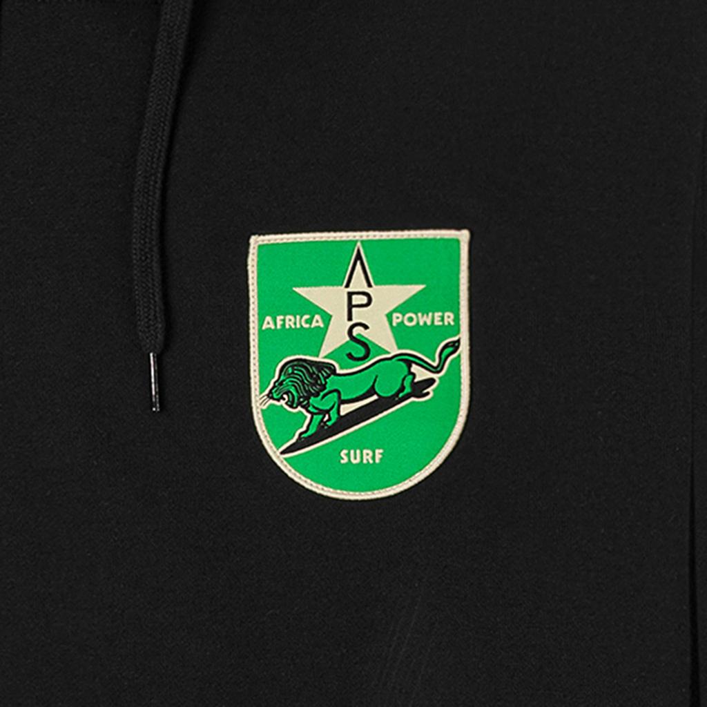 Vans X Mami Wata Collaboration Letter Animal Badge Surf Hoodie Unisex толстовки с капюшоном черного цвета VN0006DTBLK