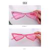 Vintage Cute Cat Eye Diamond Sunglasses Personality Candy Color Women Sun Glasses UV400