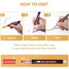 Dreamy Metal Double Line Outline Pen for Kids, Fluorescent Colorful Manual Bead Pen for Greeting Cards & Graffiti,