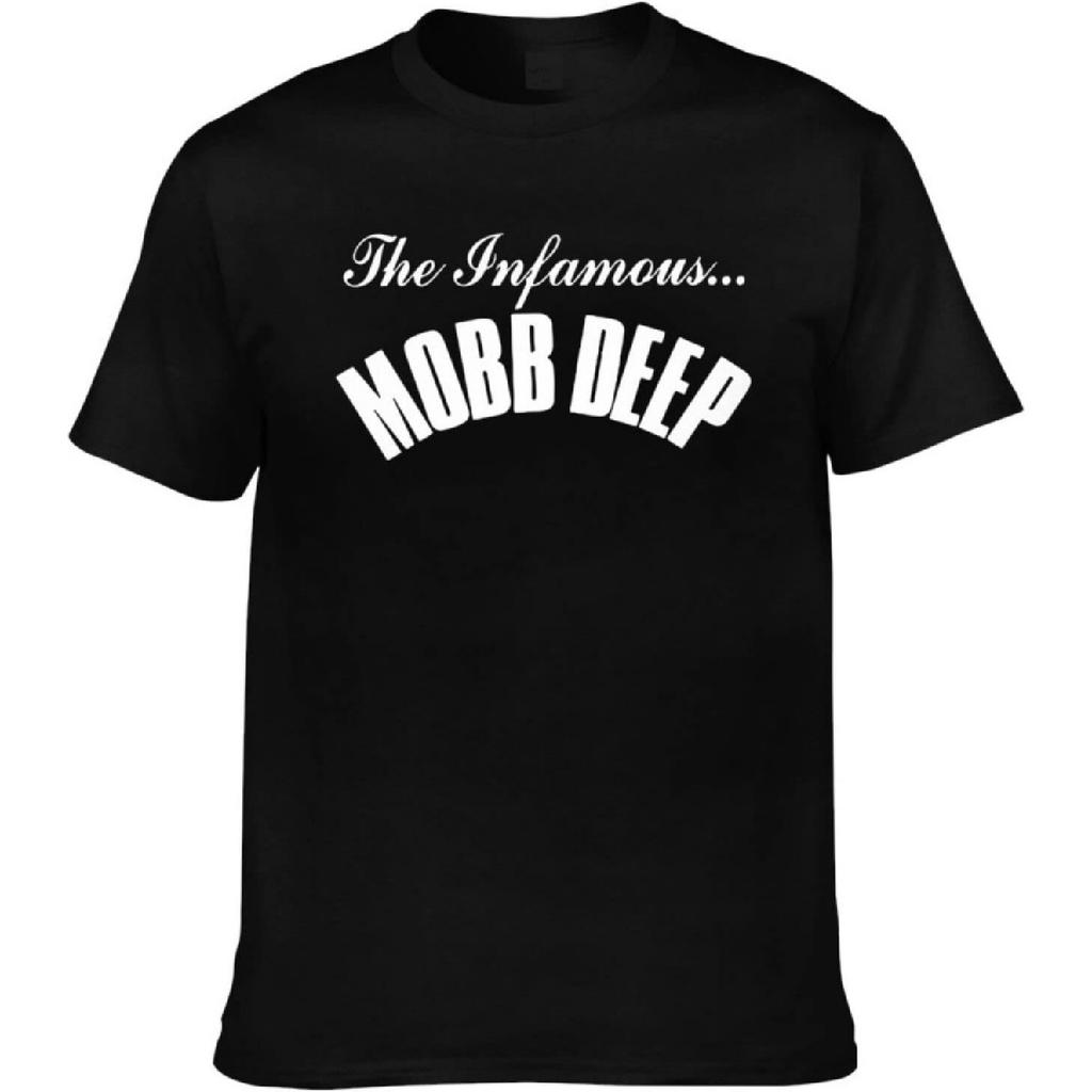 Мужская футболка KKVEE The Infamous MOBB DEEP Хлопковая футболка с коротким рукавом Мышечная футболка