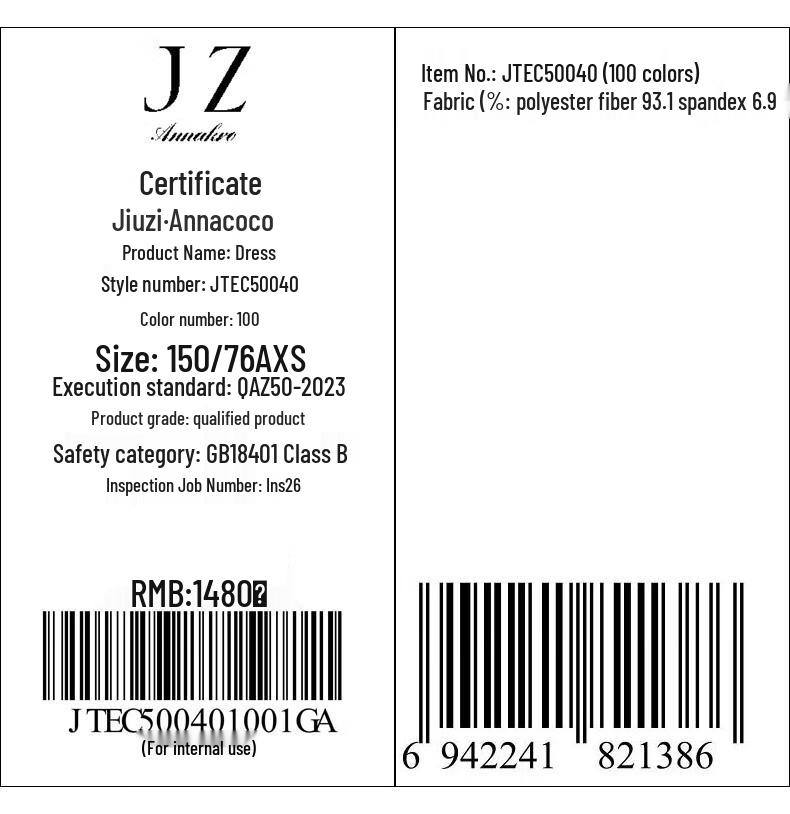 JIUZI ANNACA Elegant Lady Style 3/4 Sleeve Ruched V-neck Slim-fit Knit Dress