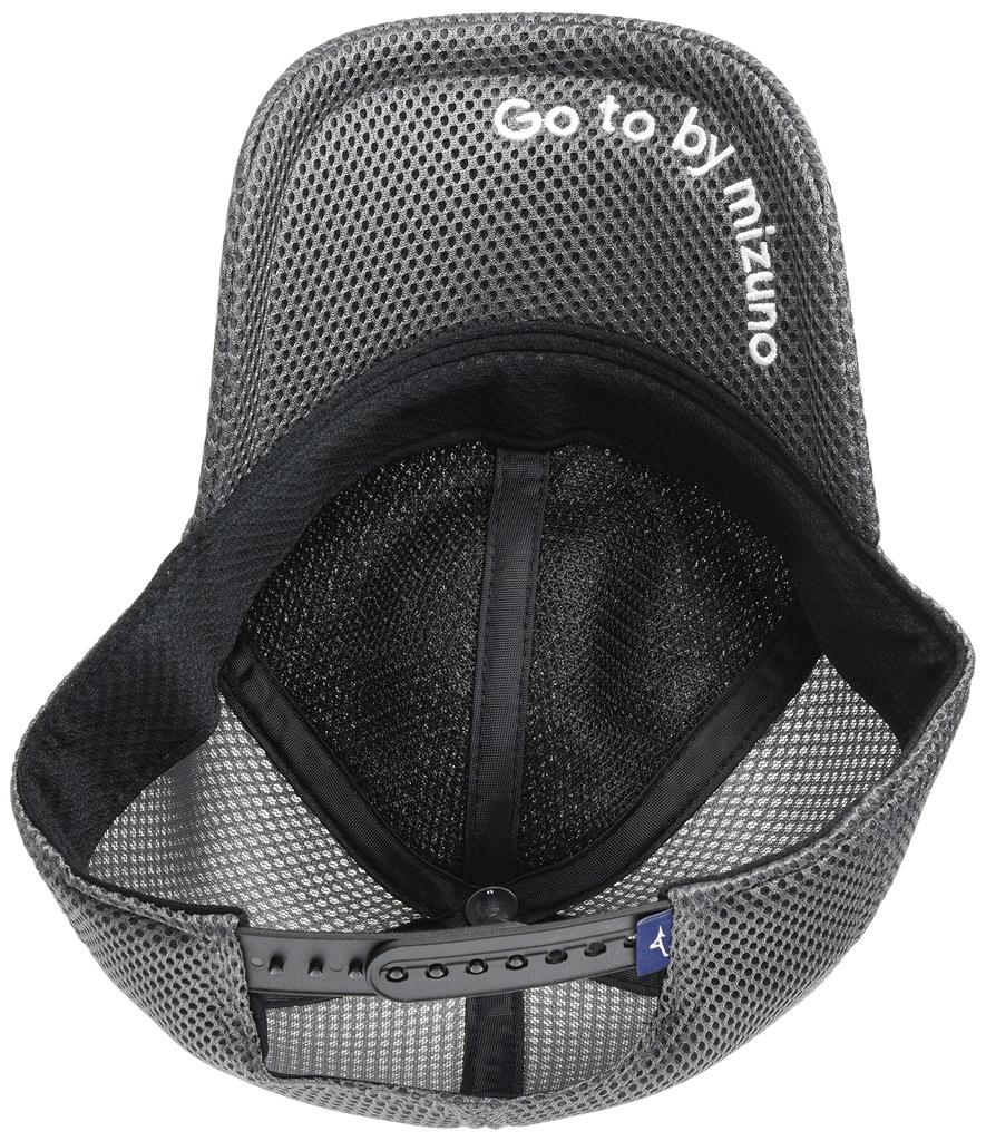 Одежда для активного отдыха Двойная кепка Russell Дышащая перейти к B2JWA002 Уголь Свободный размер [Mizuno] Мужская