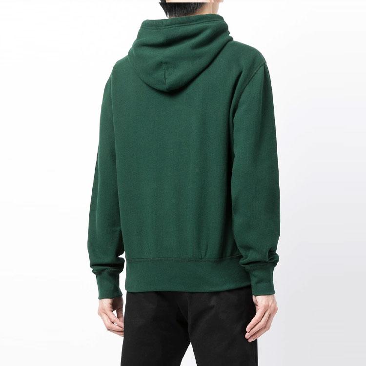Polo Ralph Lauren Однотонная толстовка с вышивкой логотипа, с длинным рукавом, мужская, зеленая 710766778-043