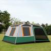 Палатка на открытом воздухе, две спальни, одна гостиная, двухслойная палатка для кемпинга на 5-8-10 человек, многоместная палатка для кемпинга, непромокаемая автоматическая палатка с алюминиевым столбом