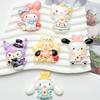 Смоляные DIY Аксессуары с Мультяшными Персонажами Sanrio: Игральные карты, Украшения для волос и телефона, Наклейки на холодильник