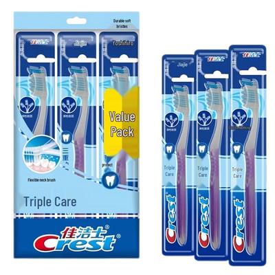 Набор зубных щеток Crest Triple Care с мягкой щетиной, 3 шт.