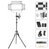 LED-600 LED Video Panel Light Photography Fill Lamp 3200-5600K Dimmable Barndoor 1/4 Inch Screw Hole For Studio Live Stream