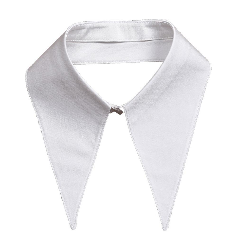 Round Collar Fake Collar Solid Color Lapel Half Shirt Fashion False Collar Women Girls