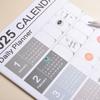 Организация Планирование 2025 Настенный Календарь Планировщик 365 Дней План Контрольный Список Лист Студент