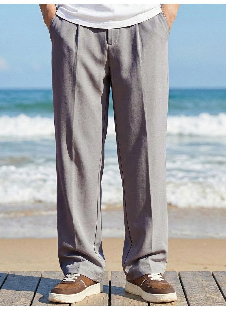 Men's Wide Leg Casual Pants