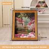 Upgraded 3D 4D Oil Painting Cat Bed Scratcher Integrated Corrugated Paper Surround Decorative Vintage Cat House