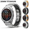 26 мм титановый ремешок Quick Fit для Garmin Fenix 8 7X Pro 51 мм 6X/6 Pro, роскошный ремешок для запястья для Garmin Enduro 3 2 Instinct 2X