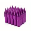 20Pcs M12X1.25 Spiked Aluminium 60MM Extended Tuner Wheels Rims Lug Nuts Racing