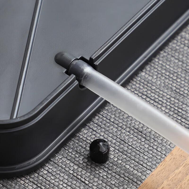 Прямоугольный чайный поднос Ци Сюань Юань для кунг-фу с дренажем и хранением