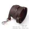 Durable Leather Dog Leash High Quality Dog Leashes Outdoor Pet Leads Leashes for Medium Large Dogs