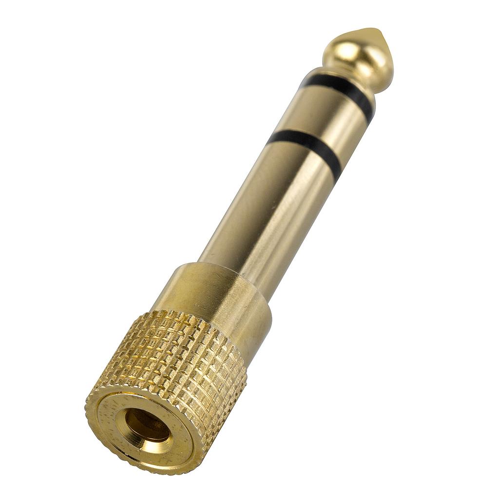 6.5mm 1/4" Male To 3.5mm 1/8" Female Audio Stereo Adapter Guitar Amplifier Jack