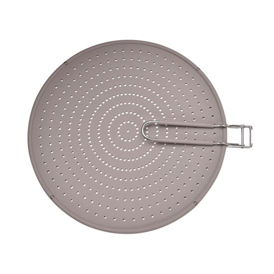 Silicone Frying Splatter Guards Universal Fit Easy Clean Splatter Guard Heat-resistant Splatter Screen Foldable Handle Splatter Guard