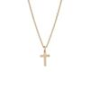 LLOYD Mini Cross 14K Gold Necklace LNN18115G
