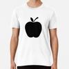 Just an Apple with a Black Color Fruit loverT-Shirt S-5XL Best T-Shirt