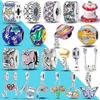925 Silver Charms Planet Butterfly Passport FitNew Original Bracelet Making Pet Cake Star Bead For Jewelry DIY