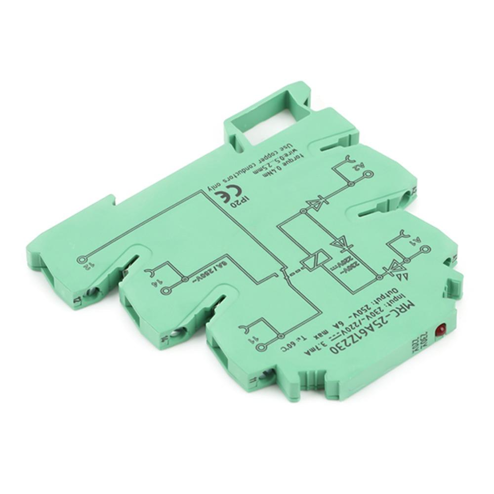 6.2mm Thickness Ultra-thin Relay 230VAC/220VDC Ultra-thin PLC Relay Industrial Control
