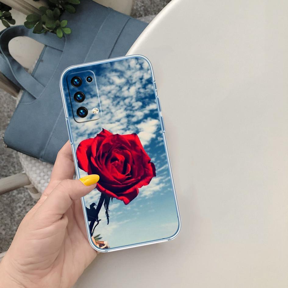 CJ17 Beautiful Roses Flower Soft Shell Transparent Phone Case for Motorola Moto G7 G8 G9 G84 G85 G73 G24 G15 Z2 Play Power Plus