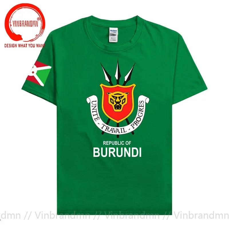 Burundi Burundian T Shirt New Jerseys Nation Team Tshirt Coat Of Arm Tshirt Gyms Clothing Top Country Fashion Sporting Bdi Tees