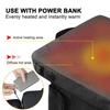 Outdoor USB intelligent Heating Seat cushion warm heating pad Winter Camping Seat Cushion